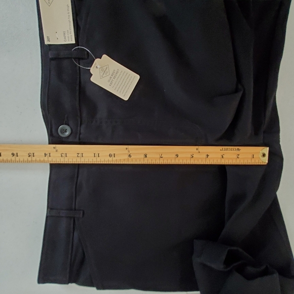 NEW Black Mid-Rise Capri Pants Size 20 TALL Easy Fit Pockets Stretch Soft Cotton - Picture 9 of 15